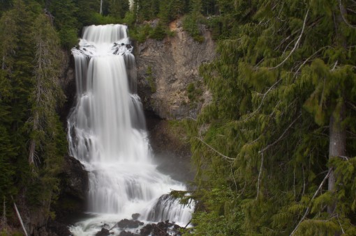 Alexander Falls in the Callaghan Valley near Whistler, BC