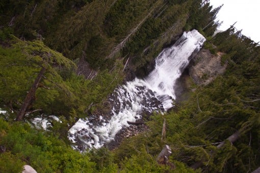 Alexander Falls in the Callaghan Valley near Whistler, BC