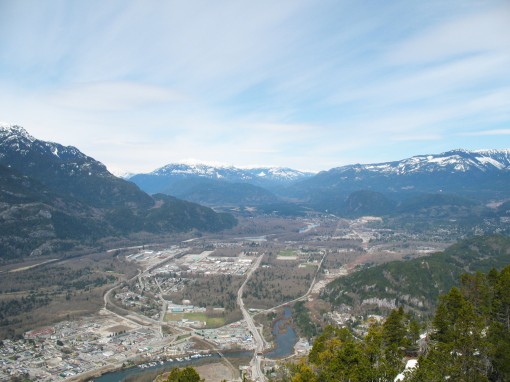 View of Squamish from the Chief