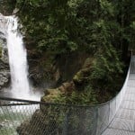Cascade Falls Waterfall and Suspension Bridge