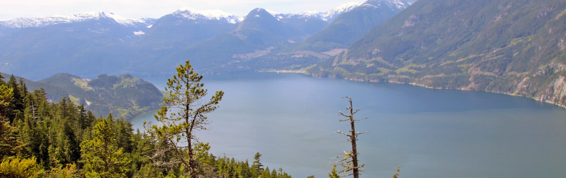 The view of Howe Sound from the Sea To Summit Trail