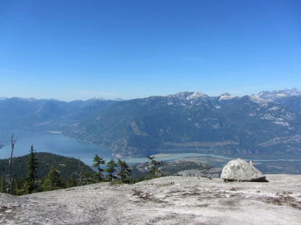 The view of Howe Sound from Al's Habrich Ridge Trail.