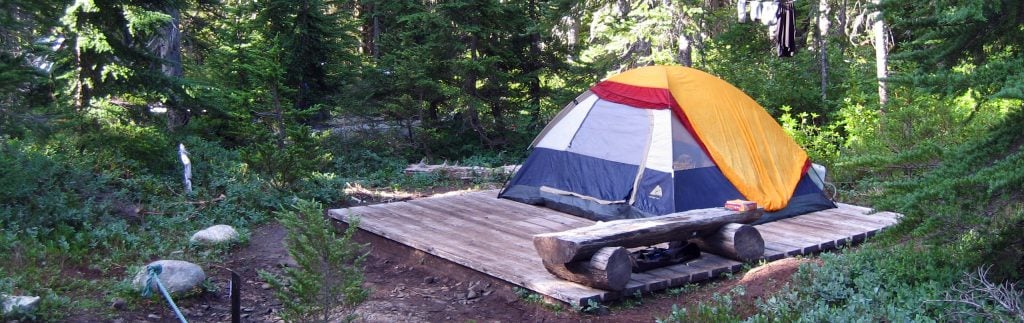 Camping in Taylor Meadows