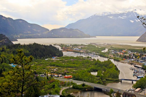 View of Howe Sound from Smoke Bluffs Park