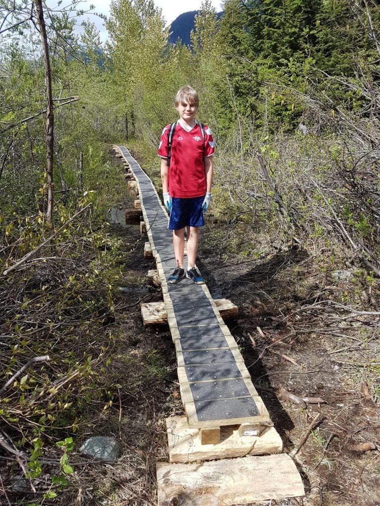 The Completed Demon Creek Swamp Boardwalk (2017).