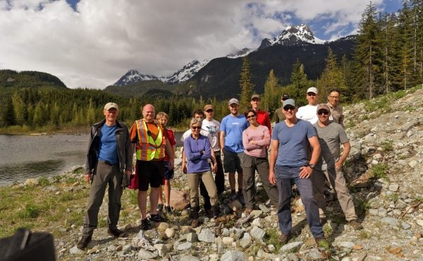 BCMC Trail Crew taken at New Watersprite Lake Trailhead (2017) (I’m wearing the yellow safety vest).