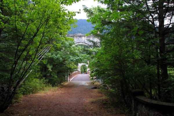 View of Alexandra Bridge from the west side