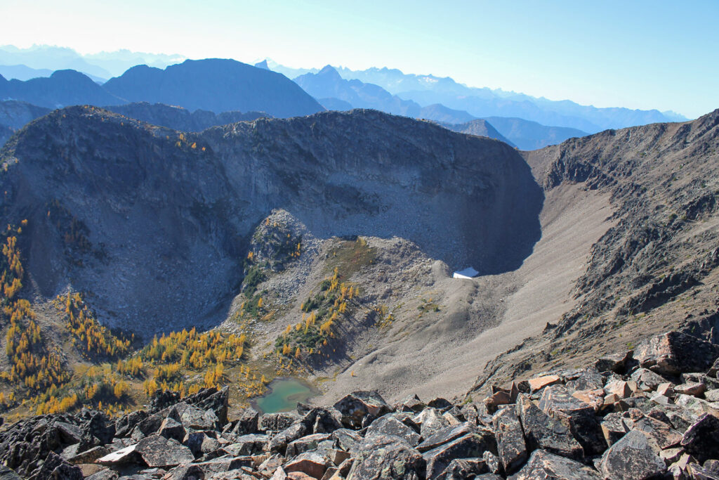 A view from the top of Frosty Mountain