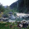 Meager creek hot springs