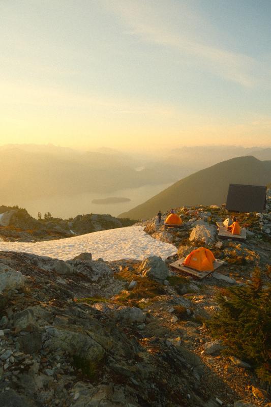 Overnight On Mount Golden Ears