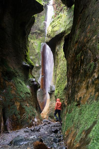 Sombrio Beach Waterfall