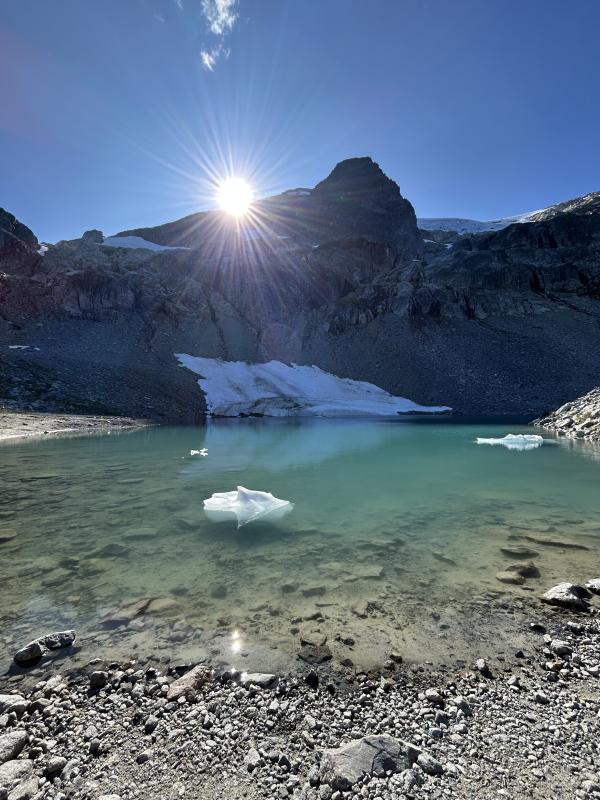 Iceberg Lake Via Skywalk South Loop