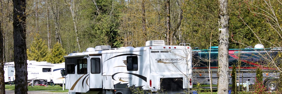 RVs at Fort Camping in Fort Langley
