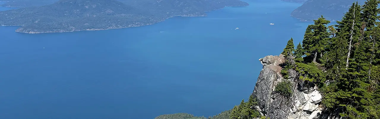 The view from St Mark's Summit