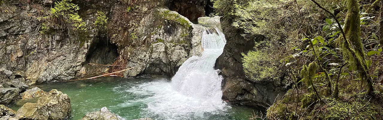 Twin Falls in Lynn Canyon