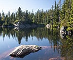 Cabin Lake in Cypress Provincial Park
