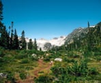 The first view of the mountains that surround Brandywine Meadows