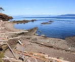 View from Brooks Point and the lighthouse
