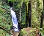 A view of Burnett Falls north of Sechelt