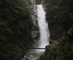 The scenic Cascade Falls is located northeast of Mission, BC