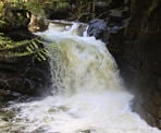 A view of one of the tiers of Chapman Falls