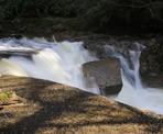 The top portion of Chapman Falls near Sechelt