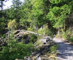 The Sea To Sky Trail along the Cheakamus Canyon portion of the trail