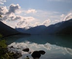 Cheakamus Lake in Garibaldi Provincial Park, near Whistler, BC