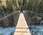 Maclaurin's Crossing Suspension Bridge over the Cheakamus River