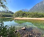 The Chilliwack River before it empties into Chilliwack Lake