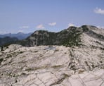 View of the lake from the peak of Coliseum Mountain Coliseum Mountain in Lynn Headwaters Regional Park