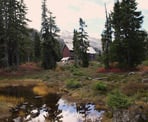 The Journeyman Lodge in Callaghan Valley near Conflict Lake