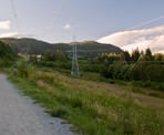 The power lines are not the prettiest site on the Coquitlam Crunch but it's a good workout