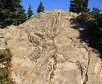 The top of Dam Mountain behind Grouse Mountain
