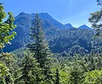 The Hope Mountain Viewpoint along the Dragon's Back Trail