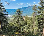 The West Viewpoint along the Dragon's Back Trail in Hope, BC