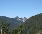 The view of the Lions from the trail to Eagle Bluffs
