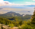 A view of West Vancouver and Passage Island from Eagle Bluffs