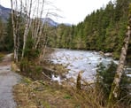 The Seymour River along the Fisherman's Trail