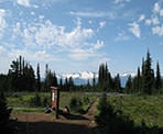 The junction in Taylor Meadows to Garibaldi Lake or to continue further towards Black Tusk or Panorama Ridge
