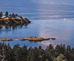 A view from George Hill on Pender Island