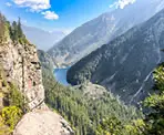 A view on the steep Goat Ridge Trail in Chilliwack, BC