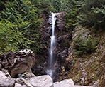 Norvan Falls along the route to the Hanes Valley