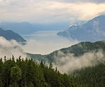 A view of Stave Lake from the Hunter Road Trail