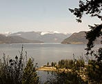 A view of Howe Sound at a lookout along the Centennial Trail near Lions Bay