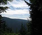 One of the first views on the way to Lynn Peak in North Vancouver