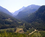 A view from Mount Crumpit looking across the Mamquam valley