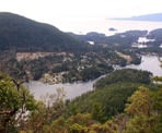 The first viewpoint on Mount Daniel looking across Pender Harbour