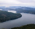 The view from Baynes Peak on Salt Spring Island