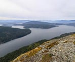 A view near Baynes Peak on Salt Spring Island